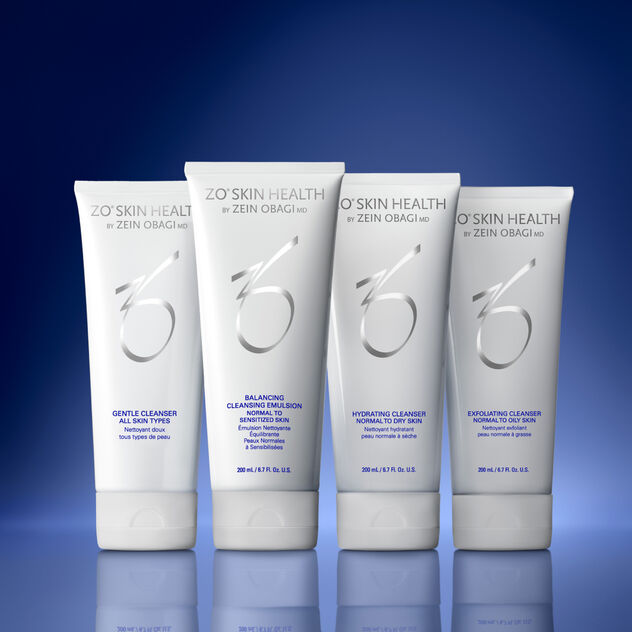 Hydrating Cleanser, Exfoliating Polish and Calming Toner