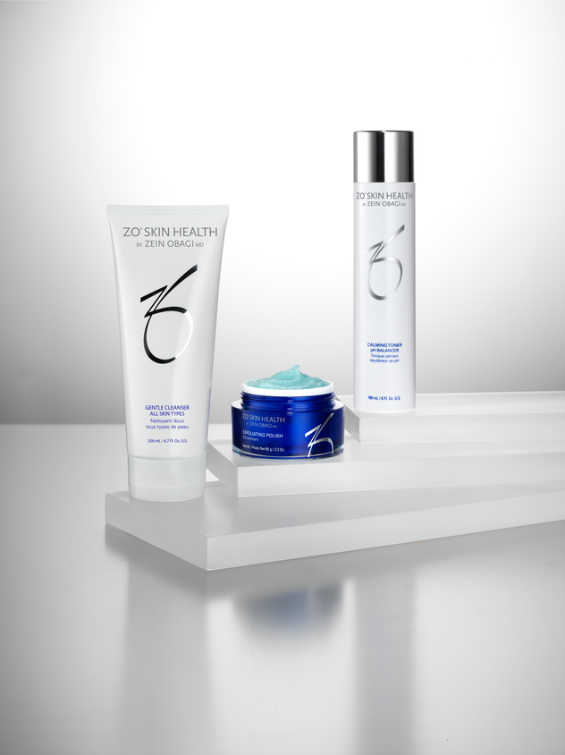 Gentle Cleanser, Exfoliating Polish and Complexion Renewal Pads