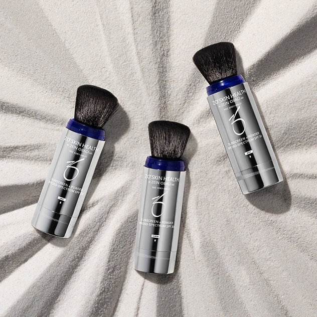 ZO&reg; Sunscreen + Powder on sand